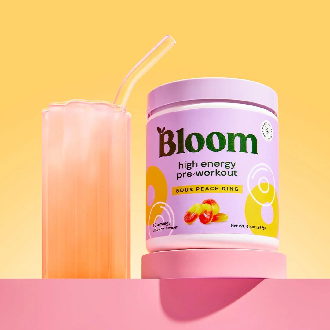 Bloom Nutrition Original Pre Workout Powder (40 Servings)- Amino Energy for Low Intensity Workouts