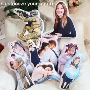 Personalized 3D Face Pillow | Custom Photo Portrait Cushion | Soft Polyester Couples Gift | Valentine's Day Present for Him Her | Funny Birthday Gift 2026