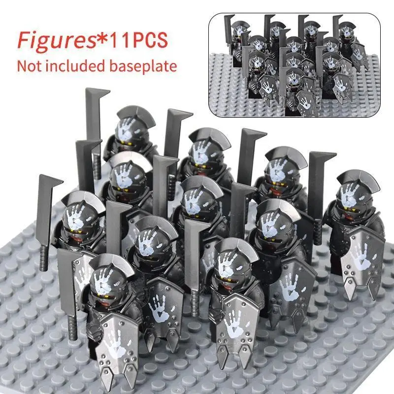 11PCS DIY Medieval Elf Soldiers Guard Mini Building Blocks Doll Assembly Building Blocks MOC Creative Children's Toys popular 11PCS DIY Medieval Elf Soldiers Guard Mini Building Blocks Doll Assembly Building Blocks MOC Creative Children's Toys popular