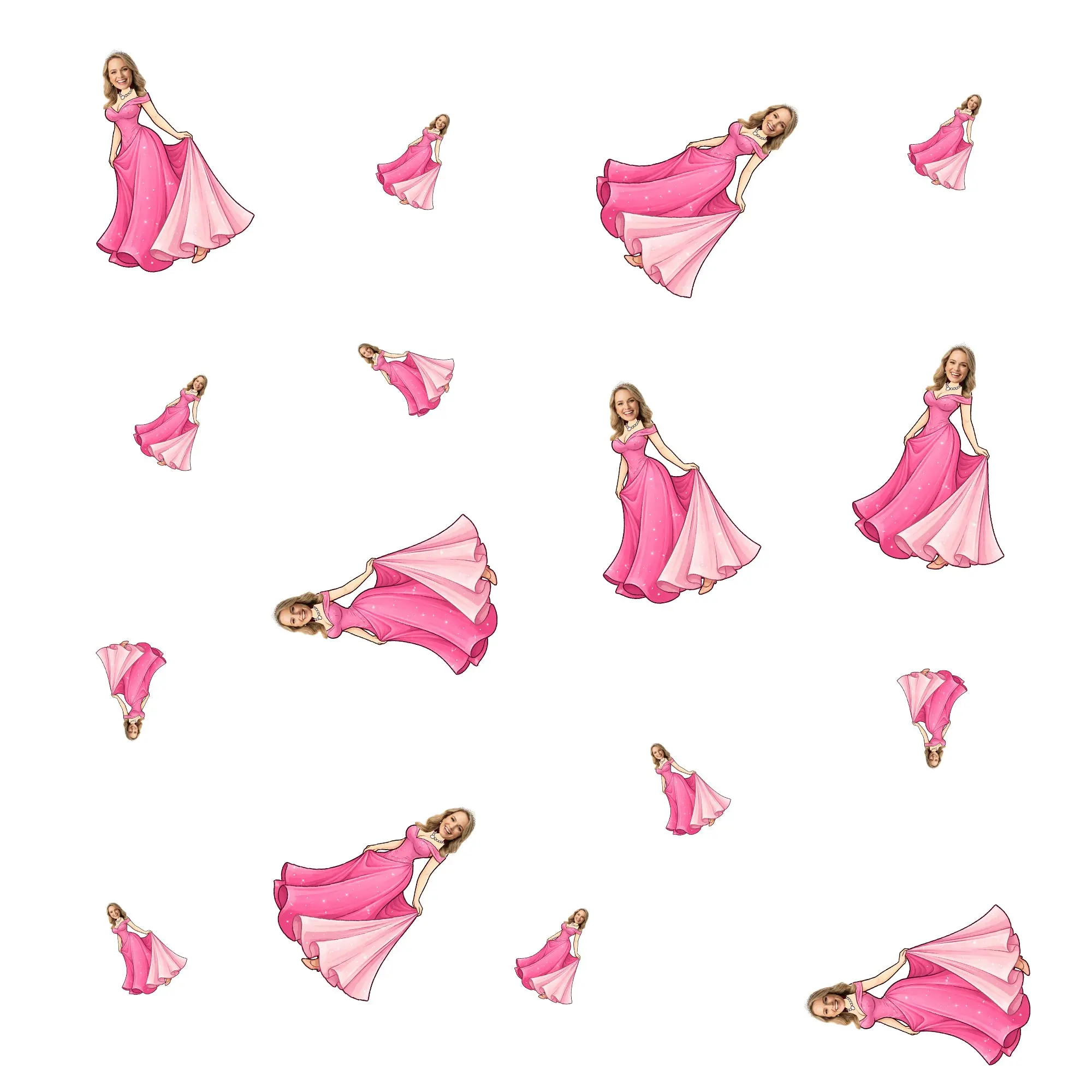 Personalized Princess Mom Confetti – Custom Father's Day Table Décor with Your Photo