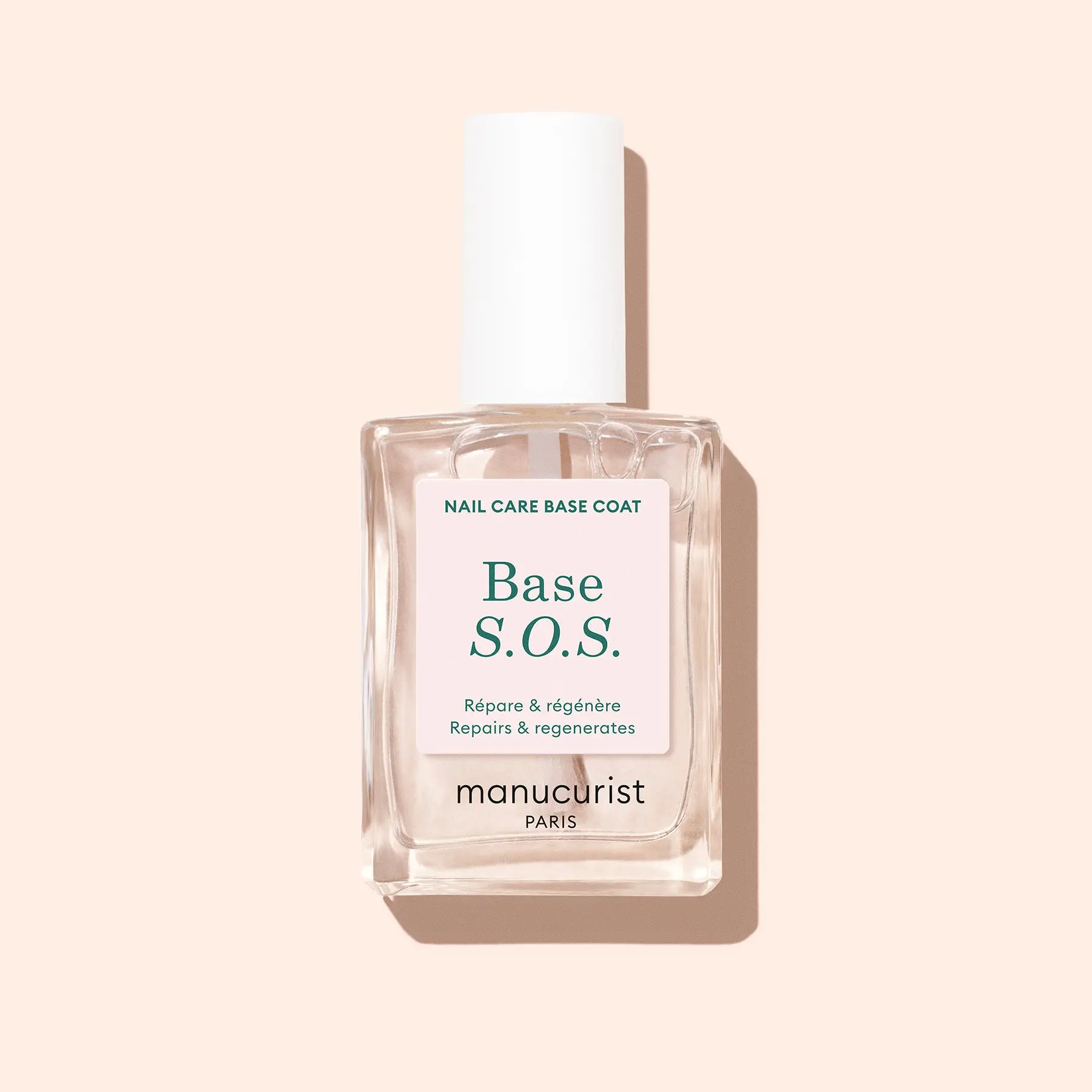 Manucurist Nail Strengthener - Strengthening Polish - Prevents Breakage and Reinforces