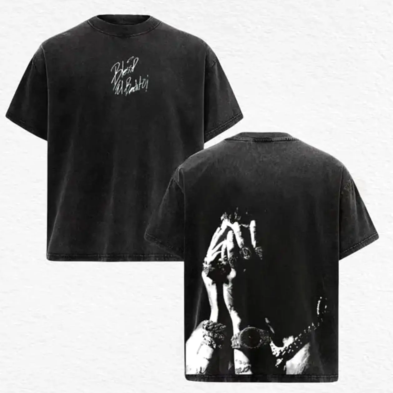 Blessd Tour 2026 Shirt – El Bendito Latin Trap Concert Graphic T-shirt, Fan Gift, Men’s & Women’s Tops Cotton 55V