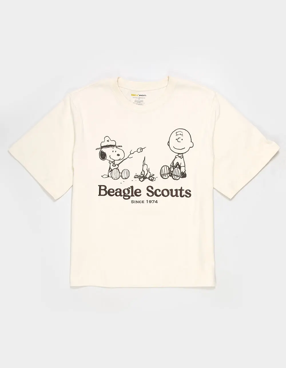 RSQ x Peanuts Scouts Mens Boxy Tee