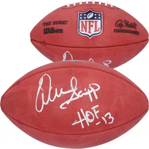Warren Sapp Tampa Bay Buccaneers Autographed Duke Full Color Football with "HOF 13" Inscription - Fanatics Authentic Certified