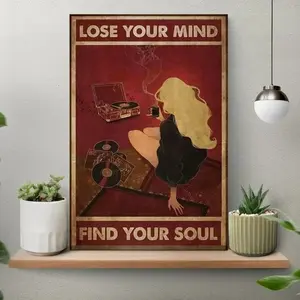 Lose Your Mind Find Your Soul Poster, Music Vintage Poster, Music Vintage Poster, Music Retro Poster