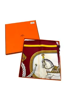 Pre-owned Hermès Grand Apparat scarf HRSILK