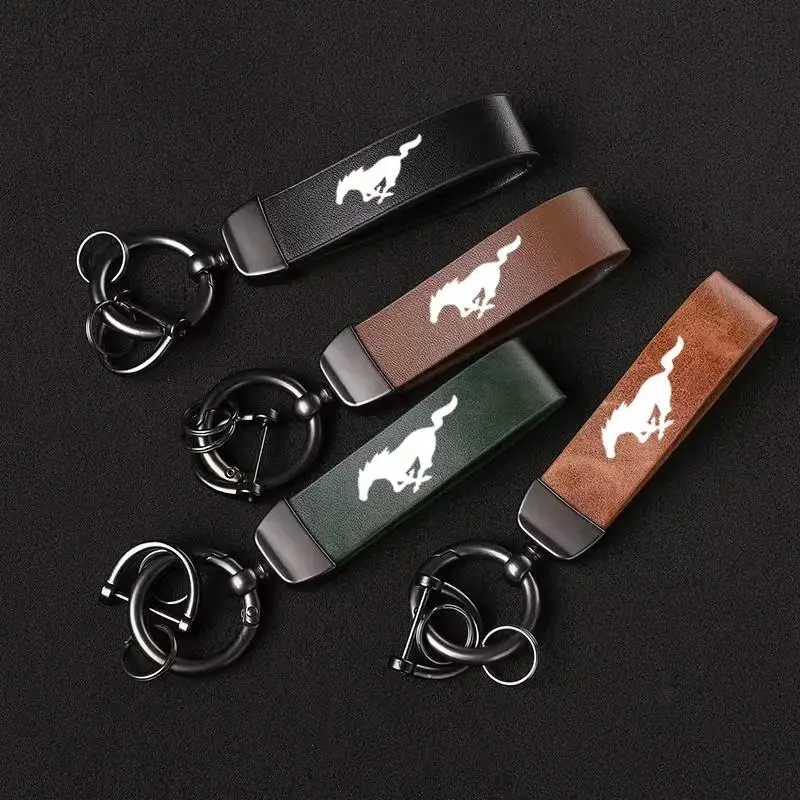 Car Keychain, 1 Count Car Keychain for Men & Women, Zinc Alloy Keyrings for Ford Mustang GT Car Accessories, Car Decoration Accessories