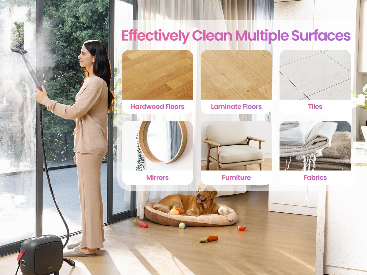 Schenley Demineralized Water Ready to Use Formula for Steam Mops & Floor Steamers Ideal for Kitchen, Bathroom & All Sealed Floors Clean Fresh Scent 33 fl oz