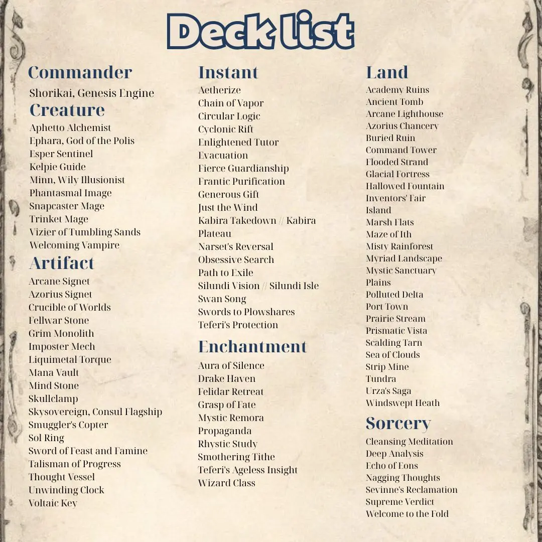 mtg vehicle commander deck list Amazon.com: Elite Commander Jeskai Vehicles Deck - Blue Red White - Narset  - EDH - 100 Card - Custom Magic The Gathering Deck