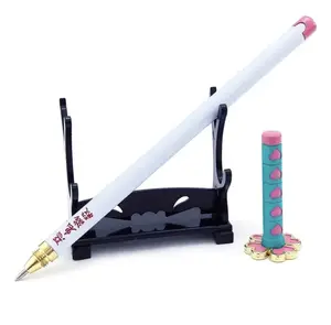 Deemon Slayerr Pens - 20cm Writing Tool with Custom Variant, Includes Replacement Pen Refill, Comfortable Grip