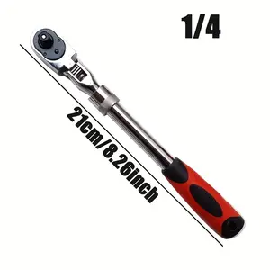1/4, 3/8, 1/2 Telescopic Head Ratchet Wrench - High-Precision 72-Tooth Design, Chrome Vanadium Steel, Automatic Quick Release - Versatile Sizes for Seamless Fastening