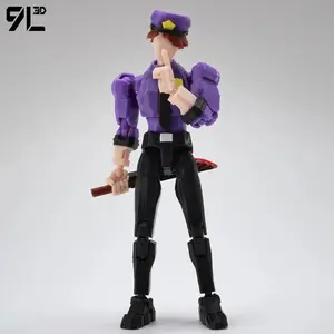 9L3D Printed Guard Titan13 Five Nights Security Breach FNAF Game Action Figures Bear Midnight Harem Movable Joint Detachable Toy