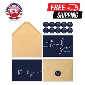 24 PCS Thank You Cards With Envelopes,Thank You Card,4x6 Inch