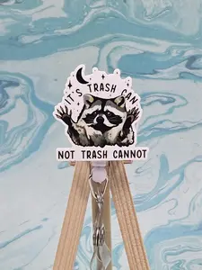 Raccoon Badge Reel, Interchangeable Badge Topper, Retractable ID Holder