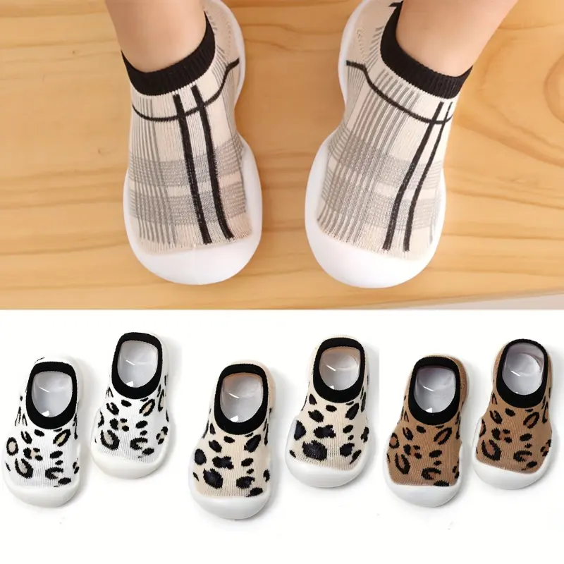 Toddler Walking Shoes, Sock Shoes Baby Girls Boys, Breathable Non-slip Crib Shoes Newborn Infant
