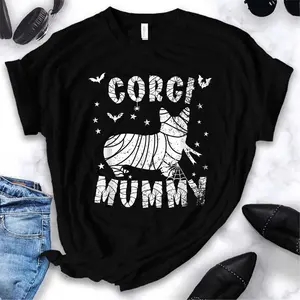Corgi Mummy - Halloween T-Shirt