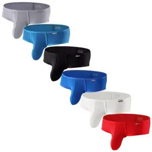 Men's 1PCS/2PCS/3PCS triangular underwear, men's comfortable micro flat angle underwear, brave and fearless, low waist, nylon lining, breathable lifting