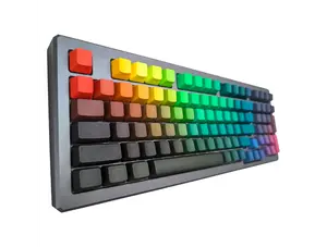 Dark Prism Rainbow PBT OEM Keycap Set (134 pcs)