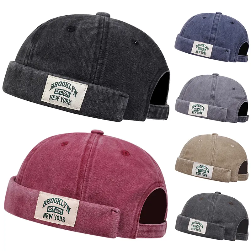 Fashion Outdoor Sports Beanie Hat Men Women BROKLYN1631 Letter Brimless Hat Hip-hop Dome Hat Casual Brimless Hat Skullcap Fitted Cap Fitted Baseball Cap