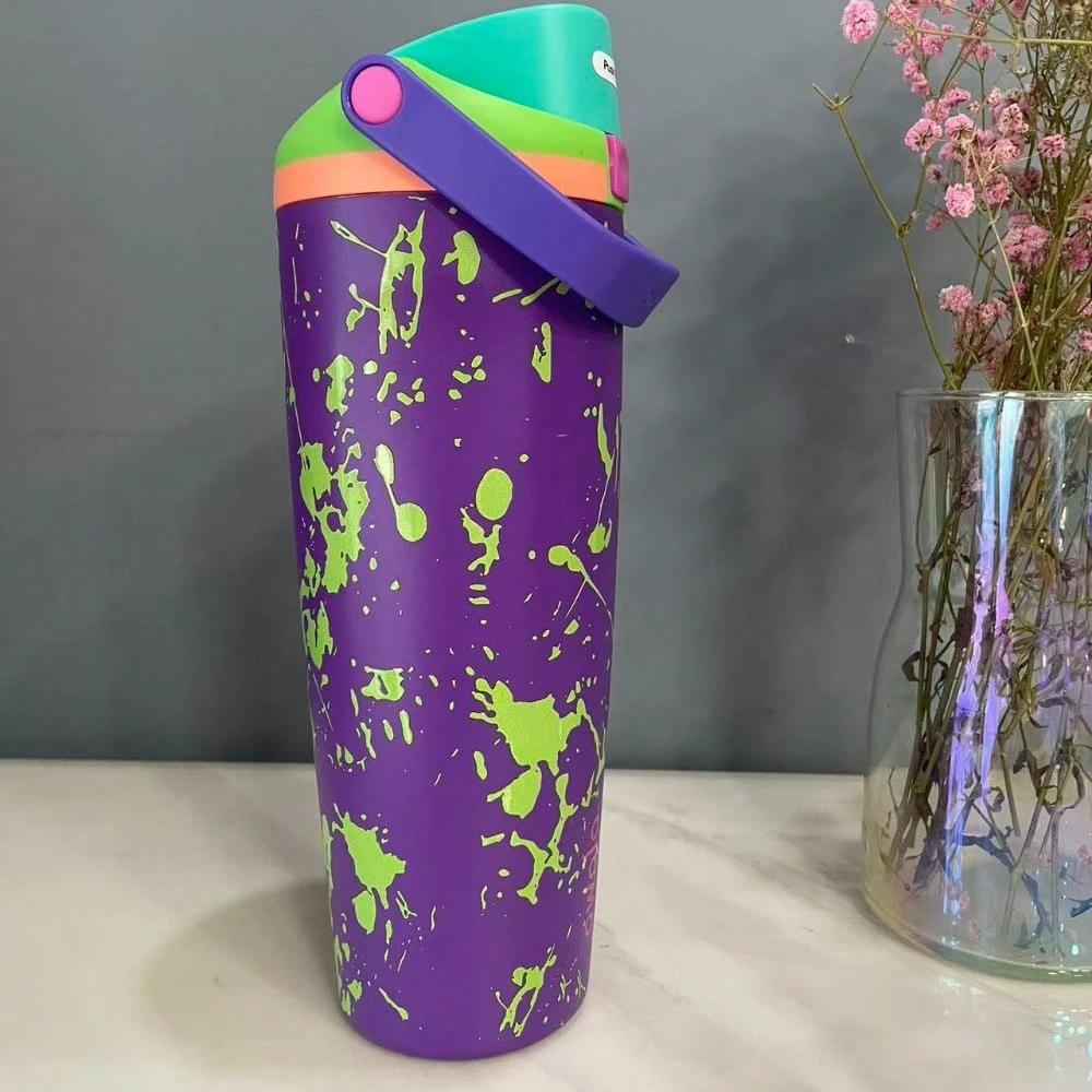 BFCxOwala 30oz Vacuum Insulated Tumbler Stainless Steel Insulated Water Bottle Thermal Flask For Women Men For Cold Hot Drinks