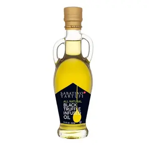 SABATINO Black Truffle Oil, 8.4 oz, Rich Flavor Cooking Essential Oil for Culinary Use