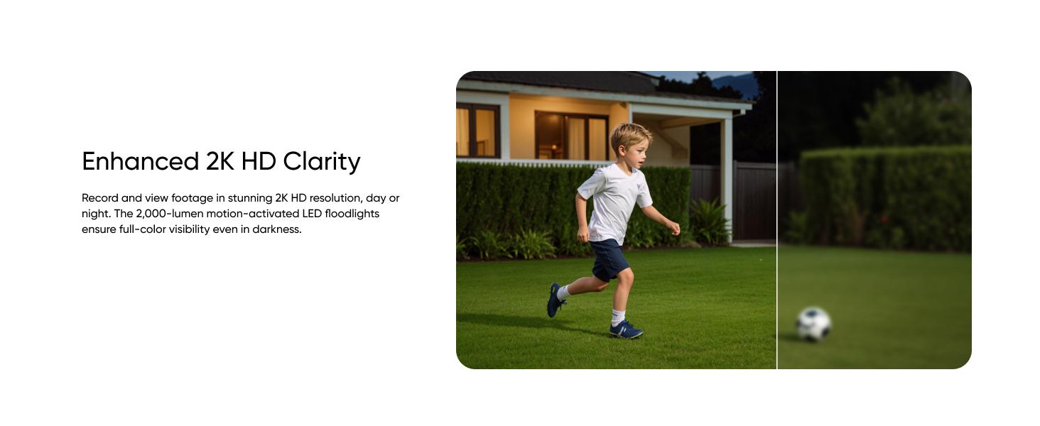 eufy Floodlight Camera E30, Security Camera Outdoor, CCTV-Style 360° Pan and Tilt, AI Detection and Tracking, 2K Video, 2.4GHz Wi-Fi, 2,000 Lumens, Custom Voice and Light Alerts, 24/7 Recording, No Monthly Fee｜Spingtok