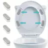 4pcs Toilet Seat Bumper, Bidet Seat Bumpers With Strong Buffer And Adhesive Function For Bidet Attachment, Keep Your Toilet Seat More Secure And Comfortable Toilet Bumper, Bathroom Accessory, Restroom Home Goods