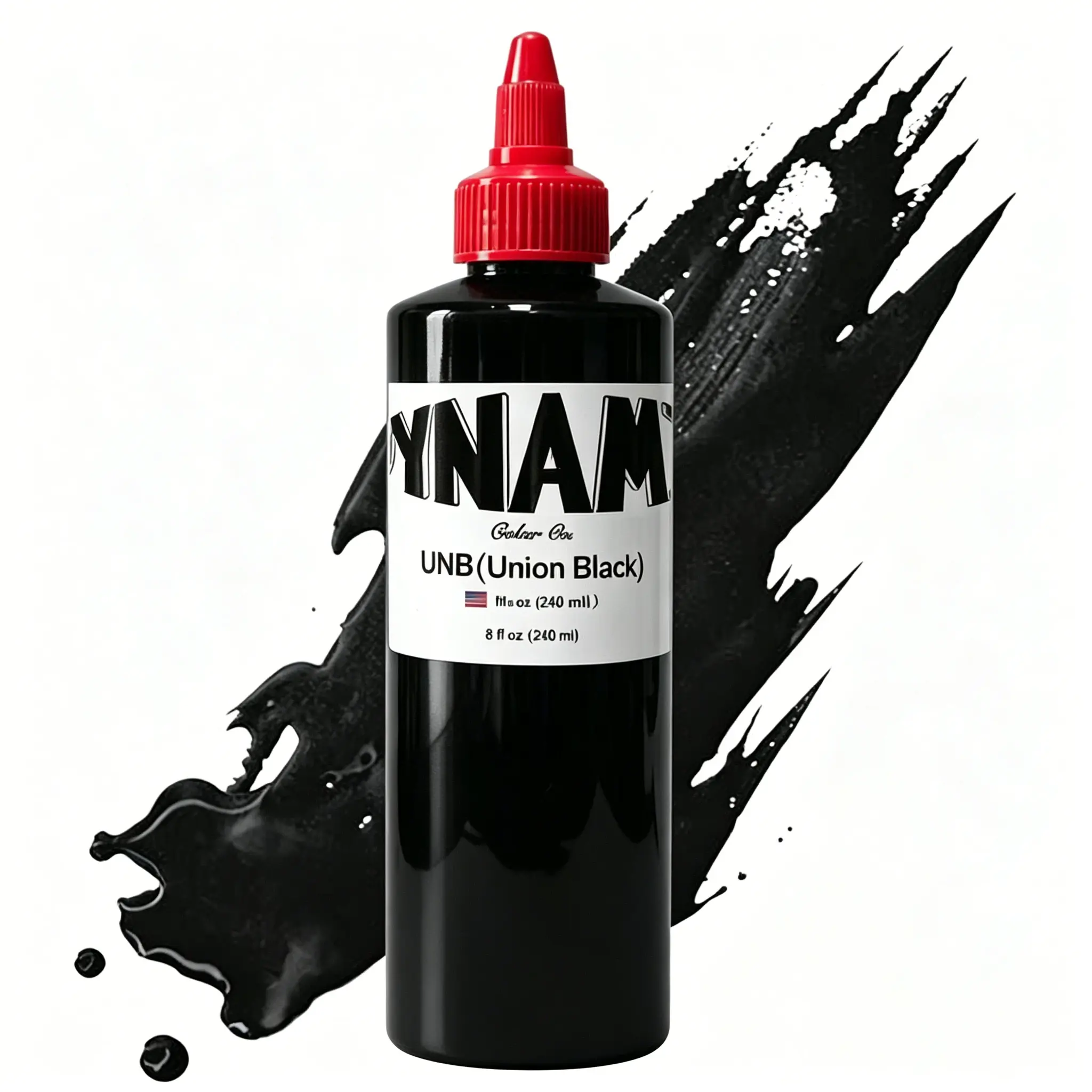High-Concentration  Tattoo Ink, 80oz Long-Lasting & Smooth Formula for Lining & Coloring - Batch Traced Permanent Ink for Professional Artists-(Red Bottle Cap)