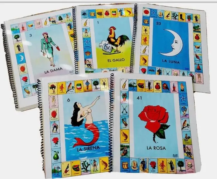 40 BIG Boards Spiral Book Bingo Mexican Traditional Loteria Chalupa Table Game