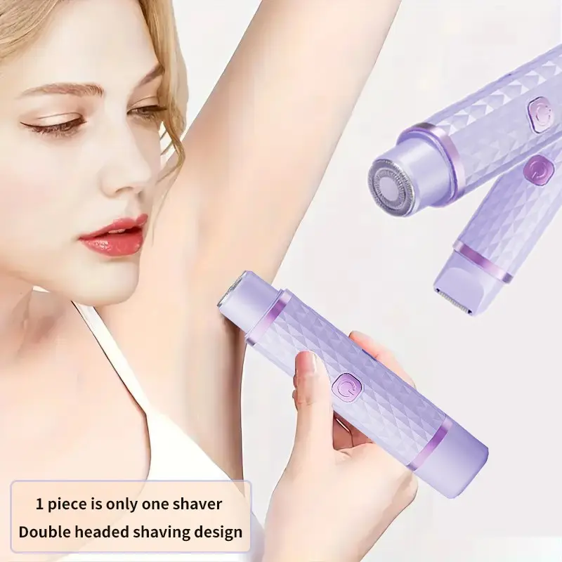Women's Electric Shaver, Bikini Trimmer & Razor, Cordless Shaver, USB Rechargeable Wireless Design, Effective Gentle Hair Removal Tool