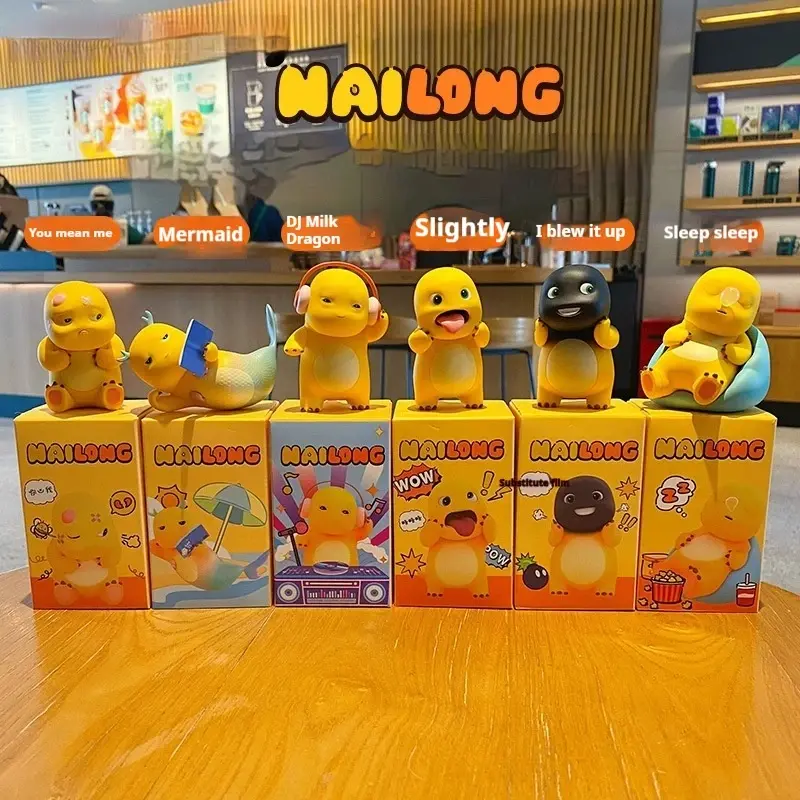 Nailong Lazy Person's Daily Series Surprise Blind Box, fashionable collectible model toy, suitable for all ages as a cute desktop and car decoration