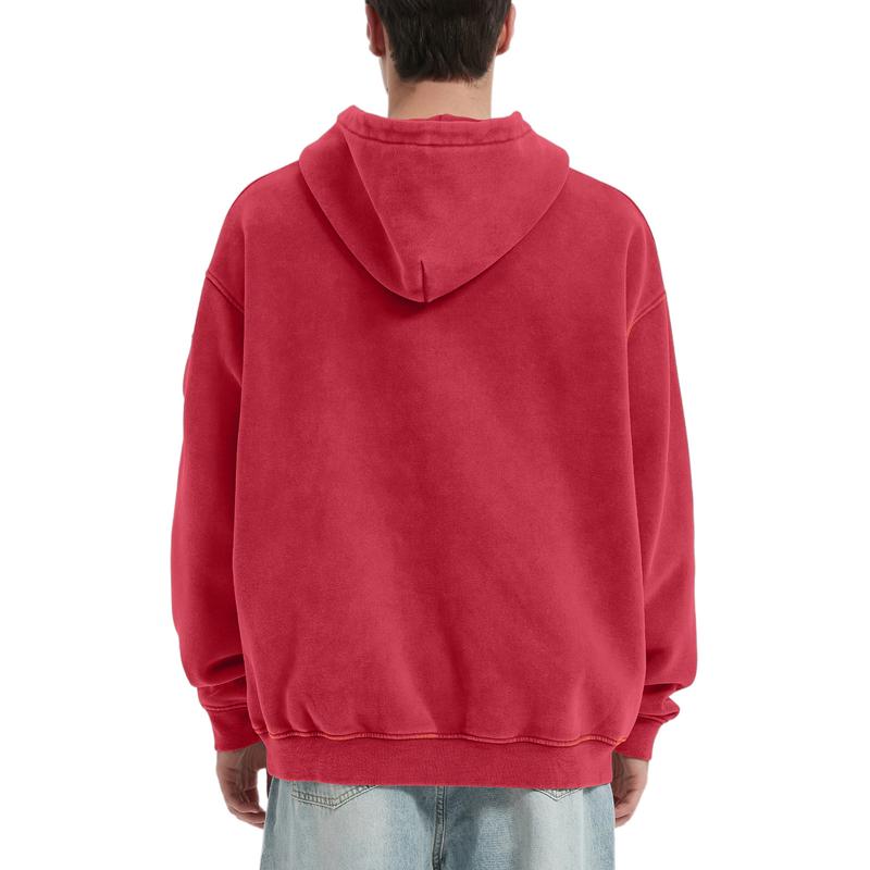 FAIABLE Hoodies Vintage Acid Washed Heavyweight Fleece Half Zip Unisex Hoodie for Women with Kangaroo Pocket & Earbud Sleeve Pocket Casual Aesthetic Streetwear Style Essential Comfort Hoodies FAIABLE Hoodies Vintage Acid Washed Heavyweight Fleece Half Zip Unisex Hoodie for Women with Kangaroo Pocket & Earbud Sleeve Pocket Casual Aesthetic Streetwear Style Essential Comfort Hoodies