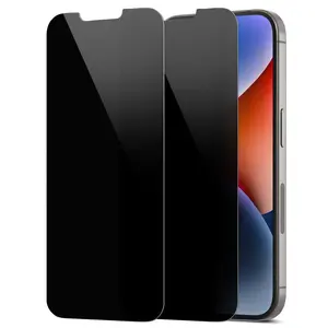 2-Pack Privacy Glass Film for iPhone 16 Pro Max, 27° Privacy, Ultra-Thin 9h Dual Glass Coating, Durable Scratch-Resistant Pet Composite Membrane