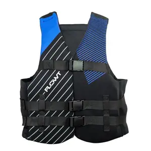212 MAIN Flowt 40501-2-2X-3X Flex Neoprene Lifejacket Swimvest, Blue - Sizes 2X & 3X for Water Sports, Kayaking