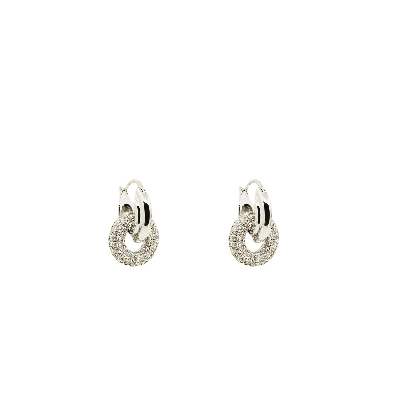 NORA | Interlocking Hoop Earrings