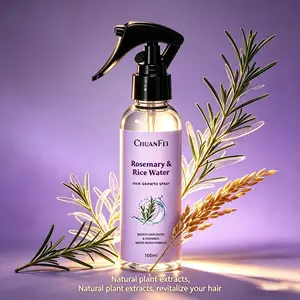 Natural Rosemary Rice Water Hair Spray, Rosemary Essence + Rice Water, Reduces Hair Loss, Deep Nourishment, Smooth Hair, Improves Frizz