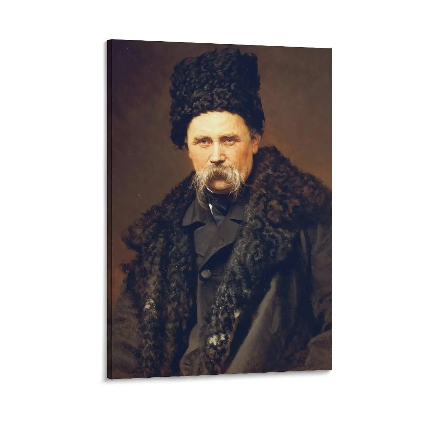Kramskoy's Taras Shevchenko Poster. Classic Portrait Print. Ideal for Living Room Or Bedroom Home Decor. Poster Canvas Wall Art For Bedroom Decor Bar Office Room Decor Gift