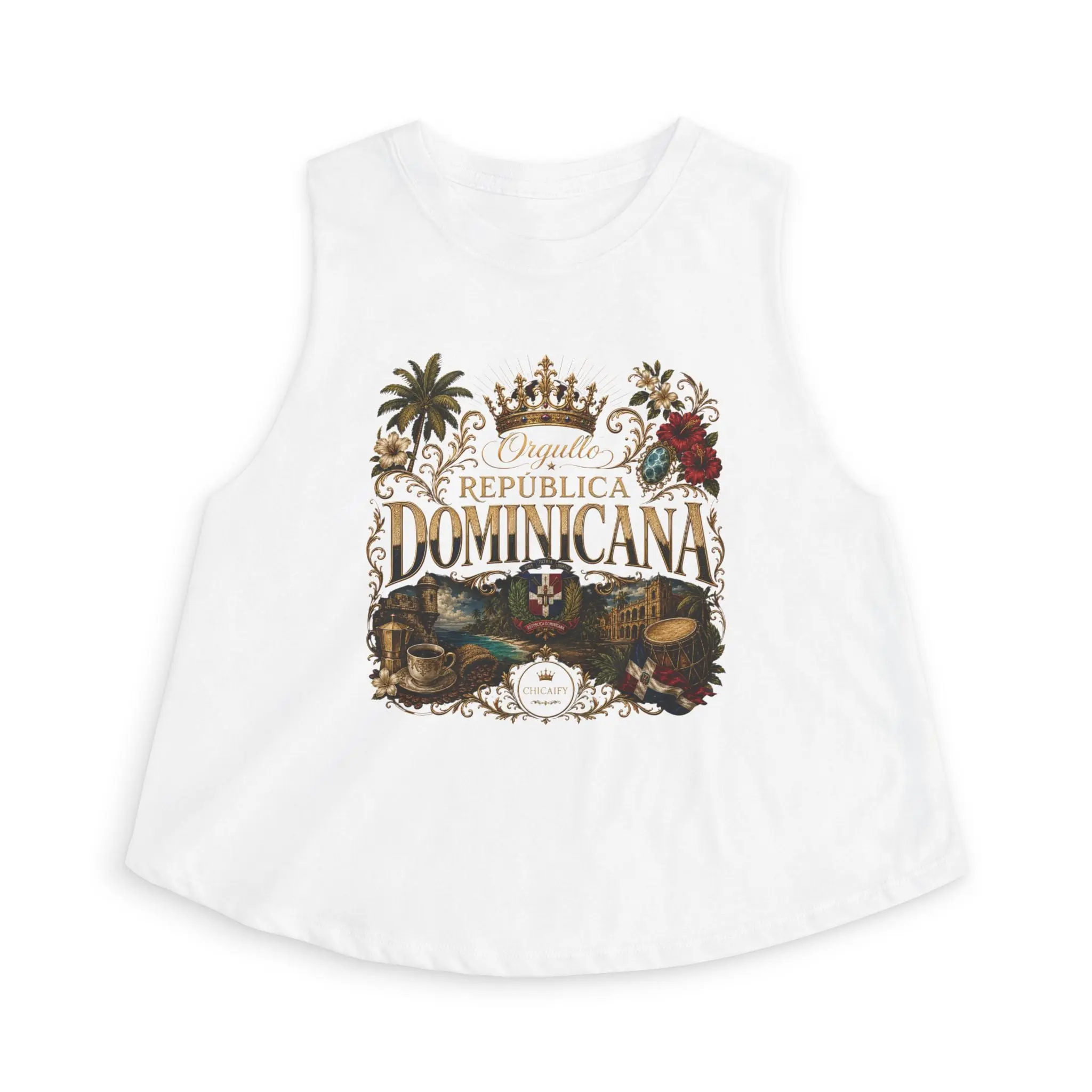 Alma Quisqueyana | República Dominicana Heritage Crop Top