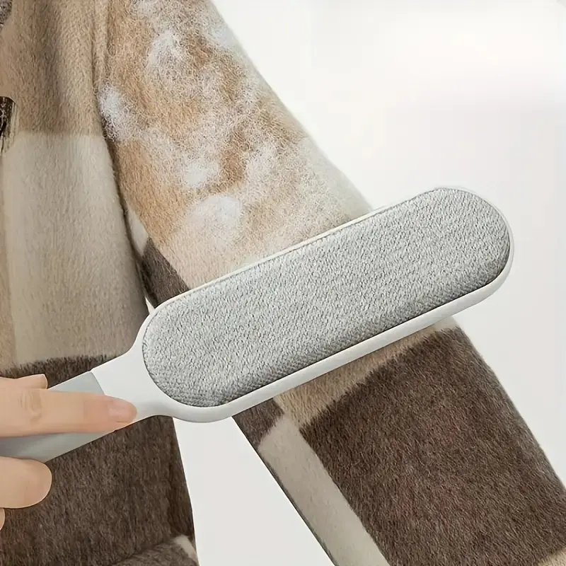 Reusable Lint Remover Brush - Fabric Safe, Effortless Hair Removal, Powerful Pet Hair Remover, No Washing Needed, Versatile and Practical Household Gadget for Clothing, Sofa