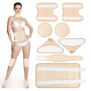 Reusable Oil Pack Wrap Set, 8 Counts/set Adjustable Oil Strap & Elastic Band & Pad, Body Care Product for Women & Men, Shapewear, Compress Shapewear