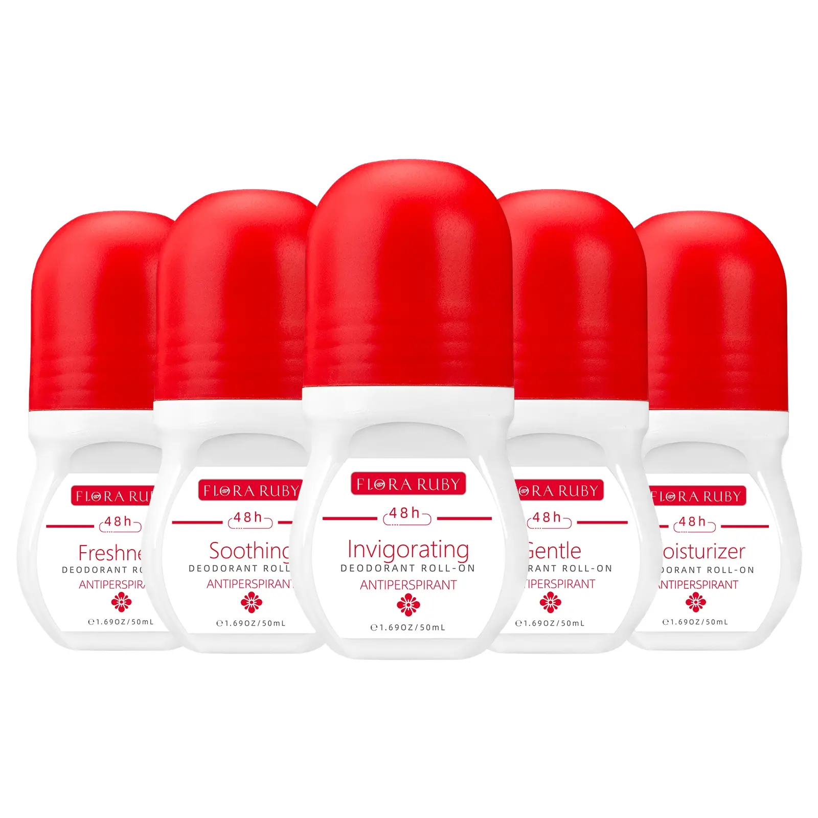 Flora Ruby Roll-On Anti-Perspirant Deodorant, Long-Lasting Freshness ...