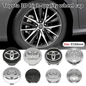 Toyota Car Wheel Hub Center Caps, Special Fit Wheel Hub Center Caps for Car Tires, Personalized Modified Replacement Wheel Hub Protection Caps, Car Modified Wheel Hub Accessories, Fit for Toyota Corolla/Levin/Camry/Avalon