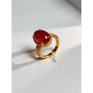 Elemental Energy Gemstone Ring| Divine Blessing, Spiritual Purification & Positive Aura Boost