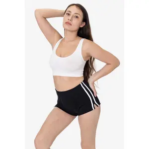 RNI3001 - Nylon Interlock Cheer Stripe Shorts