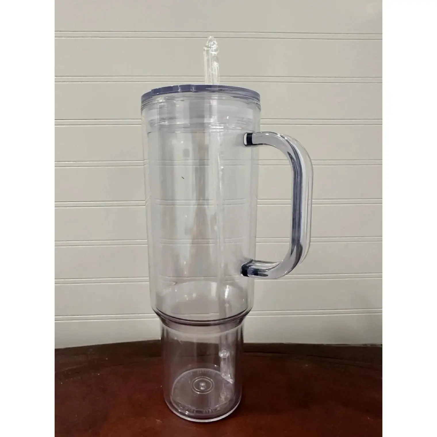 40oz Acrylic with Handle Lid and Straw