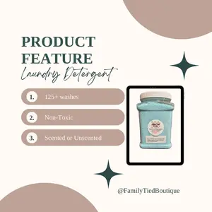 Non-Toxic Laundry Detergent for Sensitive Skin