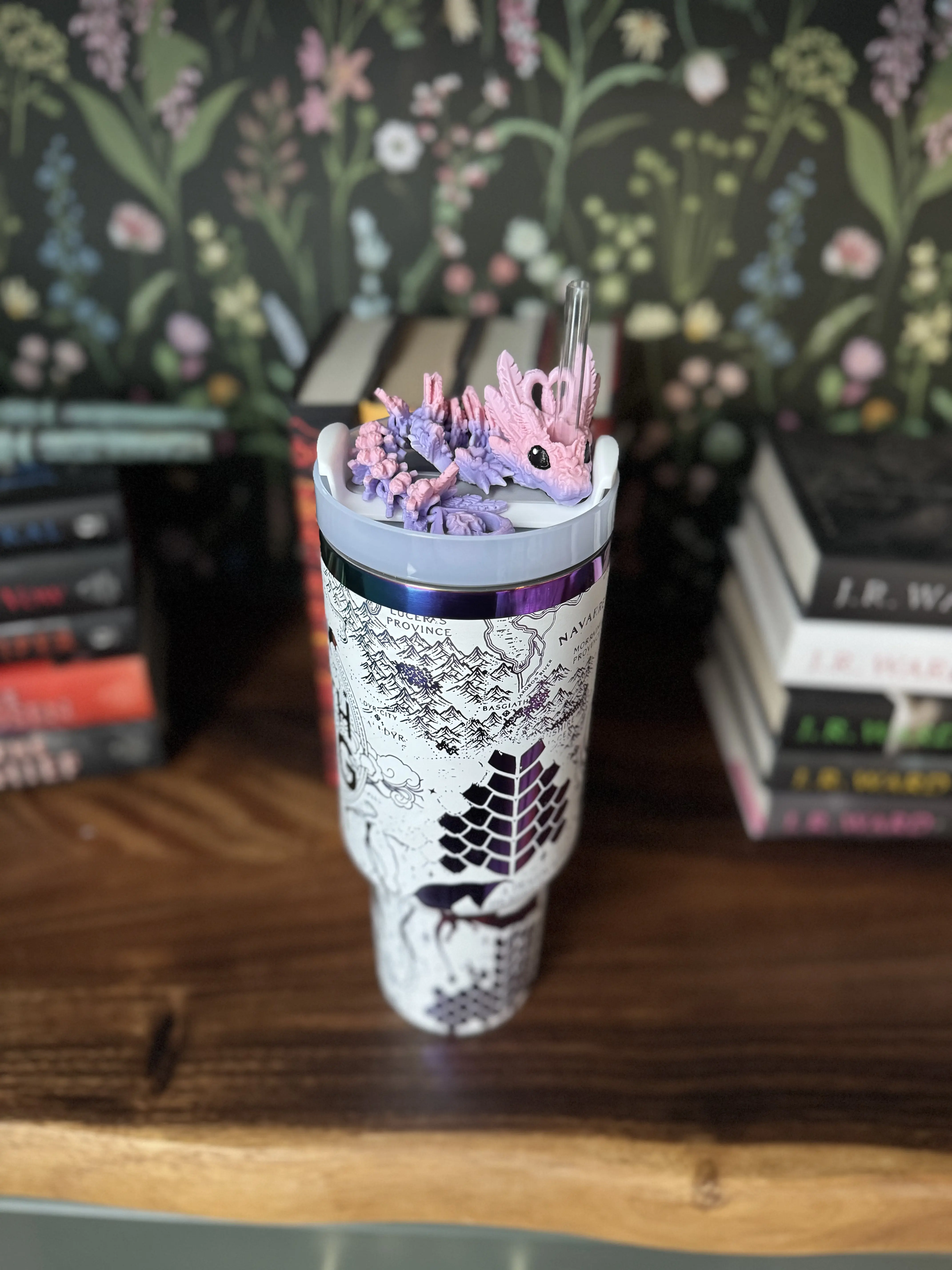 Baby Heart Dragon Straw Topper
