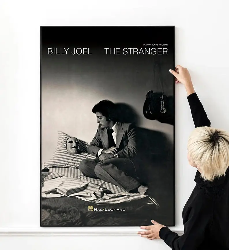 Billy Joel The Stranger Music Poster High Quality Print Photo Wall Art Canvas Cloth Multi size