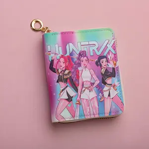 New Short Cartoon Wallet, Cute Student Coin Purse, Trendy Bag, Fun Design for Kids, Perfect Gift Idea