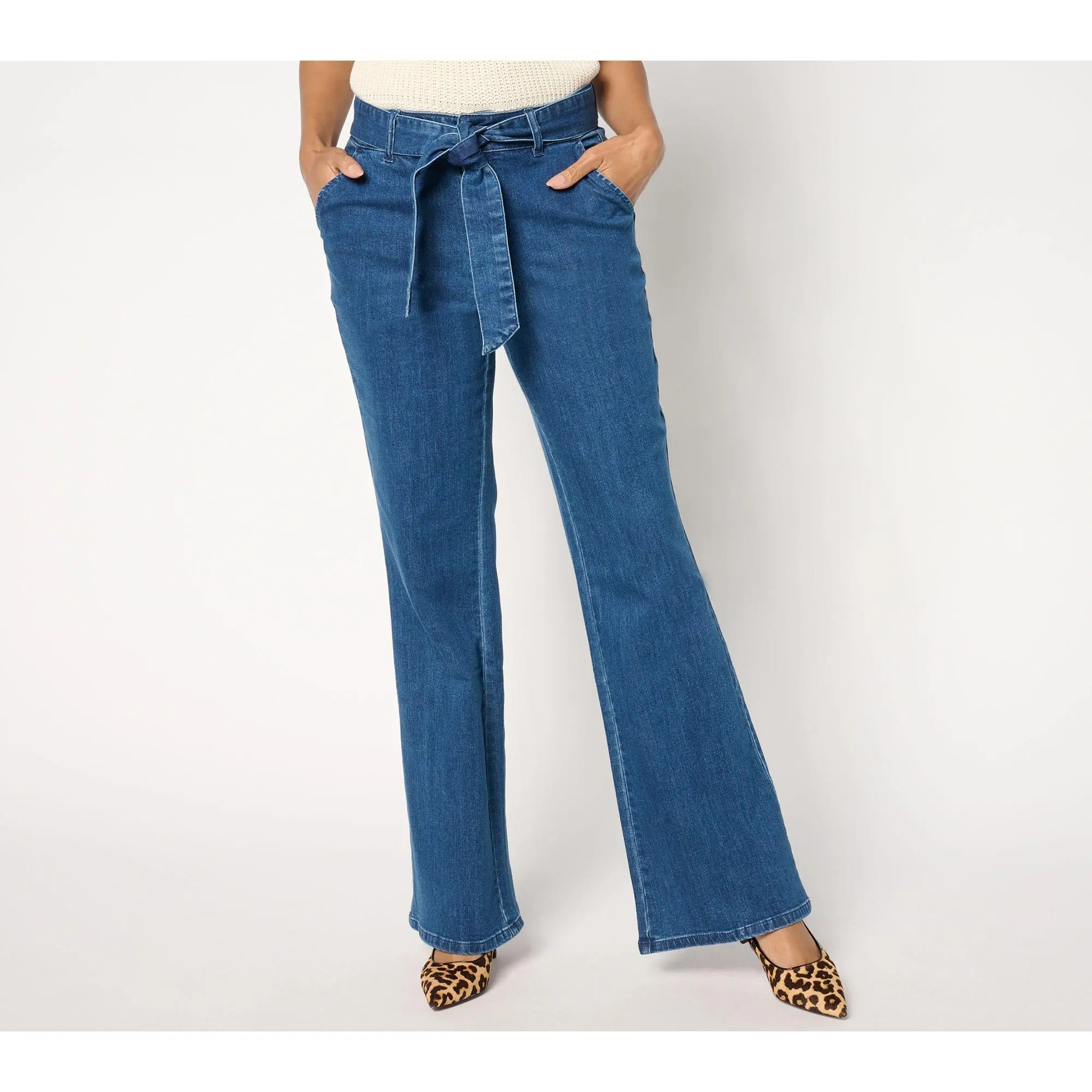 Studio Park x Shawn Killinger Regular Self-Belted Flare Jean